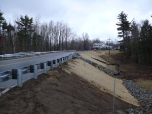 Photo of the completed Gunstock Mountain Area Road Bridge