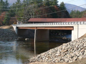 Photo of completed bridge replacement on US Route 302 in Bartlett, NH